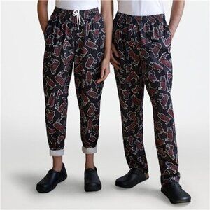 New 3X Chefwear Baggy Cotton Chef Pant - Butcher Map